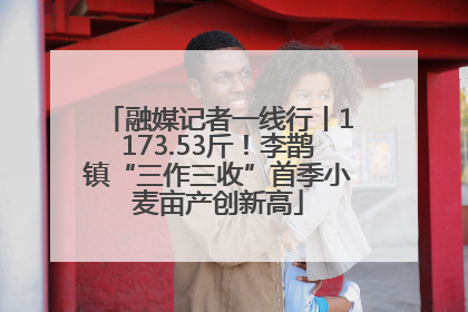 融媒记者一线行丨1173.53斤！李鹊镇“三作三收”首季小麦亩产创新高