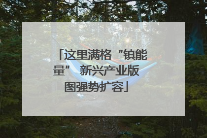 这里满格“镇能量” 新兴产业版图强势扩容