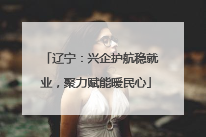 辽宁：兴企护航稳就业，聚力赋能暖民心