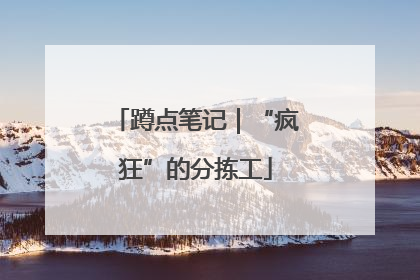 蹲点笔记｜“疯狂”的分拣工
