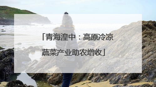 青海湟中：高原冷凉蔬菜产业助农增收