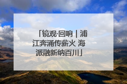 镜观·回响｜浦江奔涌传薪火 海派融新纳百川