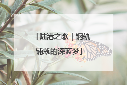 陆港之歌｜钢轨铺就的深蓝梦