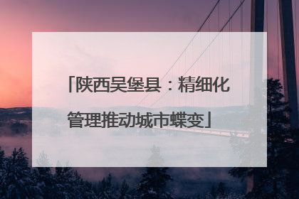 陕西吴堡县：精细化管理推动城市蝶变