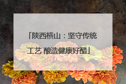 陕西横山：坚守传统工艺 酿造健康好醋