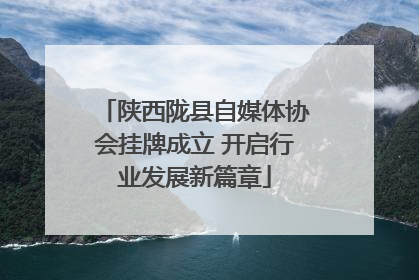 陕西陇县自媒体协会挂牌成立 开启行业发展新篇章