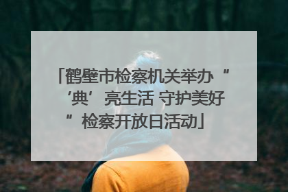 鹤壁市检察机关举办“‘典’亮生活 守护美好”检察开放日活动