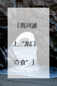 黄河滩上“龙口夺食”