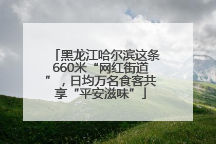 黑龙江哈尔滨这条660米“网红街道”，日均万名食客共享“平安滋味”