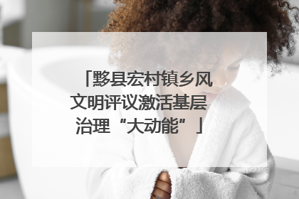 黟县宏村镇乡风文明评议激活基层治理“大动能”