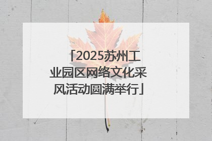 2025苏州工业园区网络文化采风活动圆满举行