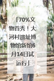 70%文物首秀！大河村遗址博物馆新馆6月14日试运行